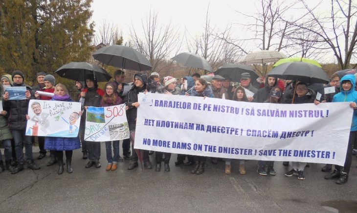 Днестровская ГЭС каскад протест акция